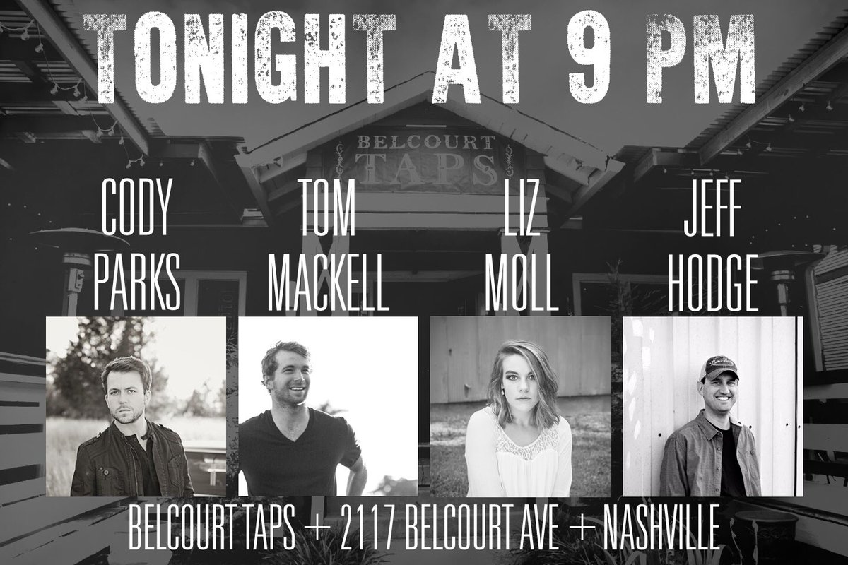 Hope to see y'all FRIDAY NIGHT at Belcourt Taps in Nashville! #JeffHodgeMusic #writersround #livemisic