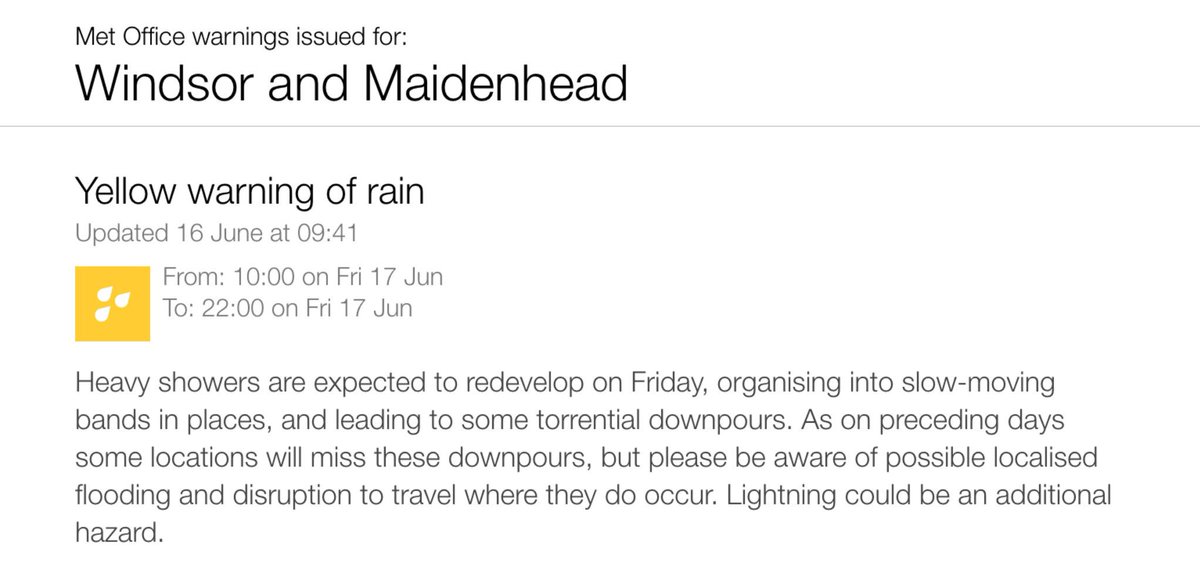 Sunny spells and showers again for day 4 #RoyalAscot <a href="/Ascot/">Ascot Racecourse</a> <a href="/_helipad/">Helipad</a> N wind pilots expect H33.