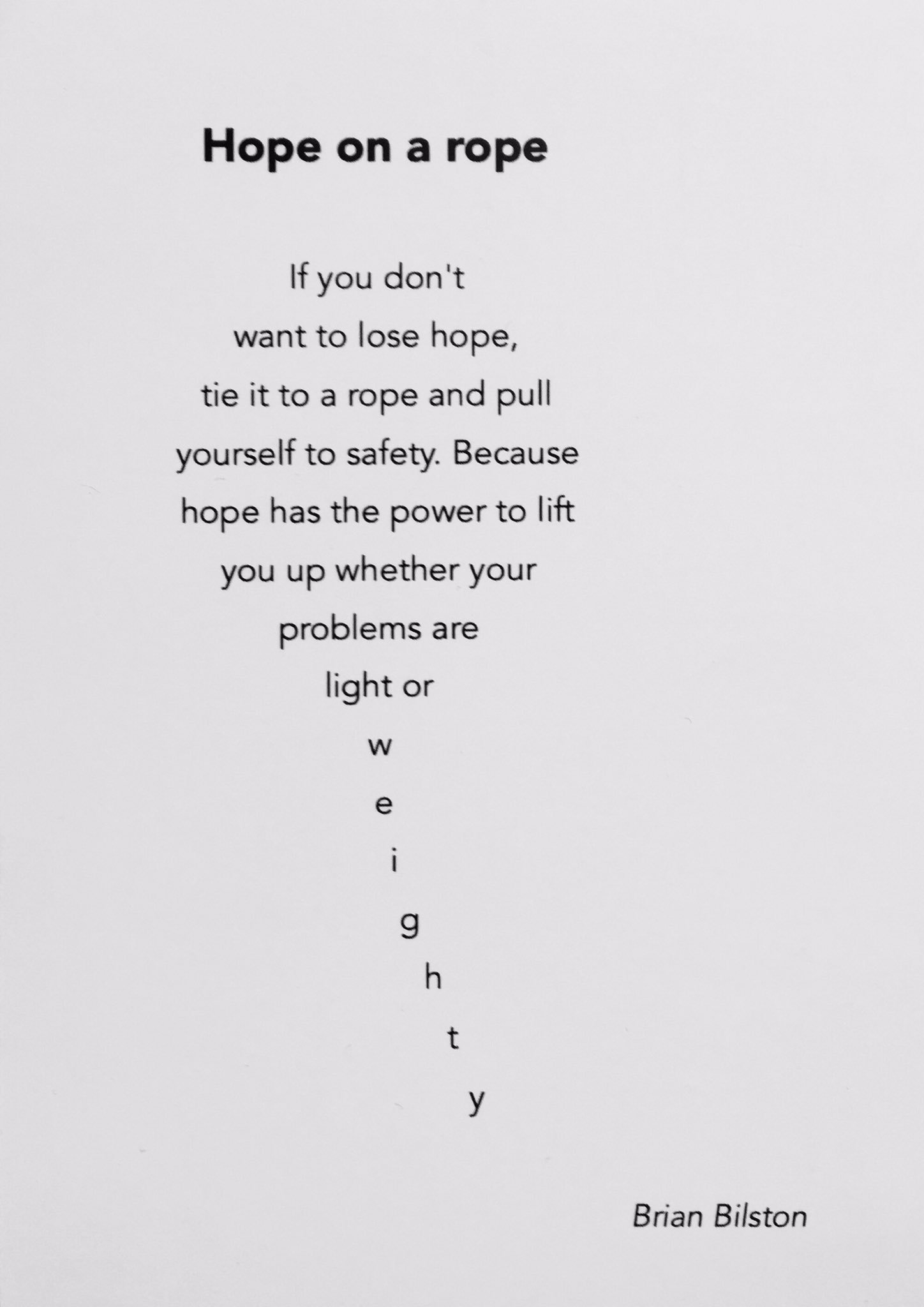 Poem hope what is