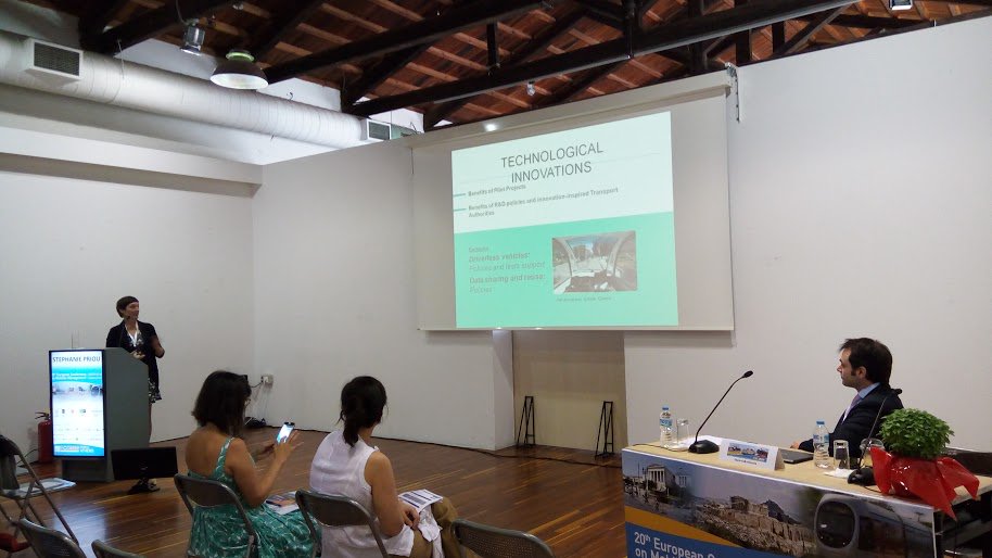 UbiquityConsult's tweet photo. S. Priou’s presentation on #transport #authorities challenges at #ECOMM2016. Thanks for inviting us, ECOMM! https://t.co/88RhX6W4Qg