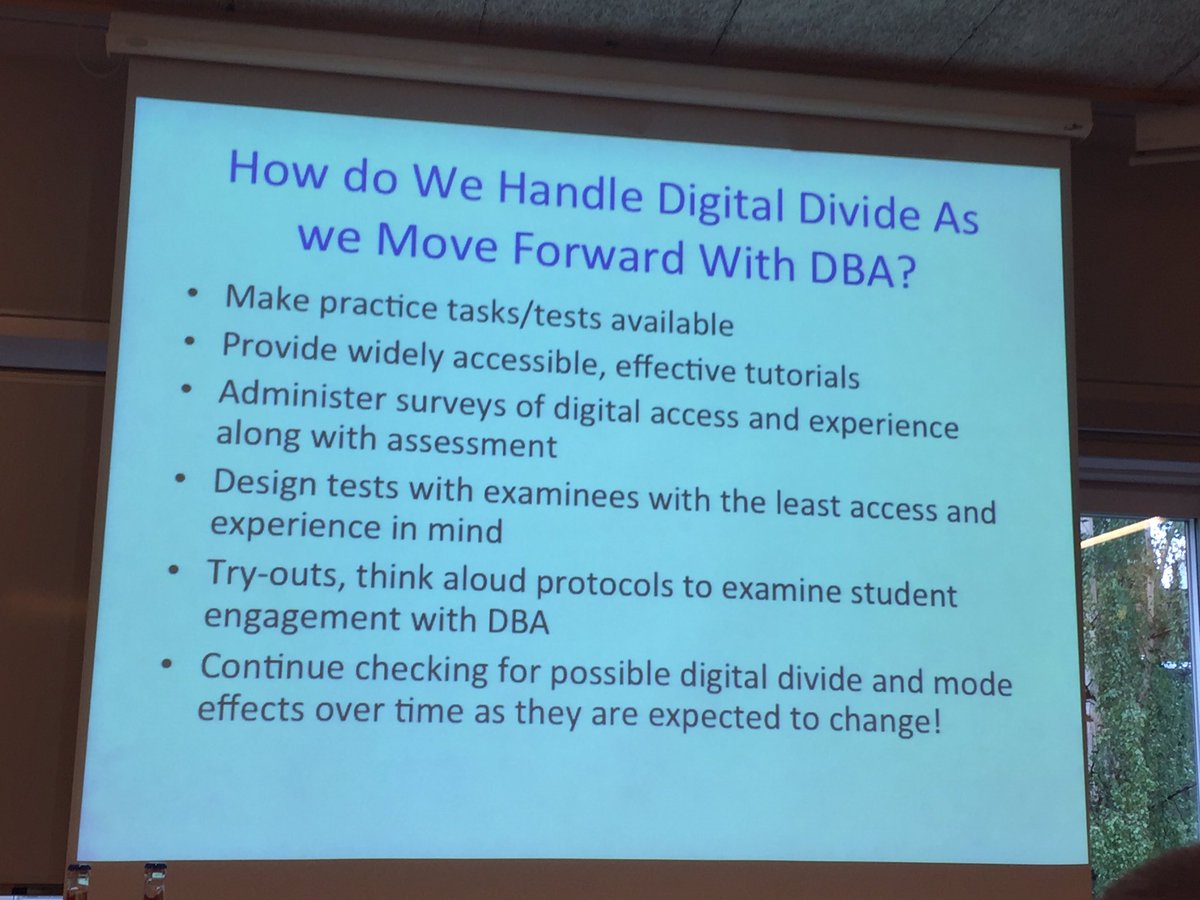 “@EvaHartell: How do we handle digital devide as we more forward w dba #futuretest ” very good question! @KErcikan