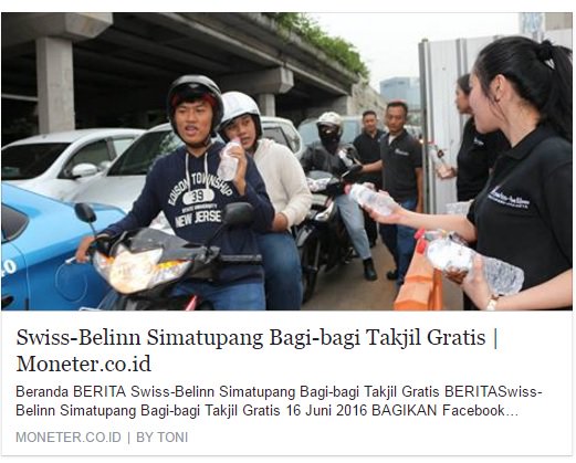 SBISimatupang's tweet image. Swiss-Belinn Simatupang on Moneter.co.id!
Thank you for featuring us!
#CSR #Media #Moneter #news