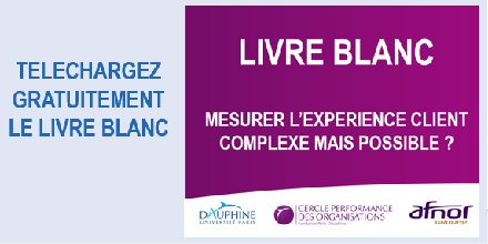 L’expérience client, pourquoi, comment ? -> Travaux <a href="/Paris_Dauphine/">Université Paris Dauphine - PSL</a> bit.ly/LBClient #AFNORIndiko @Cercle_PO