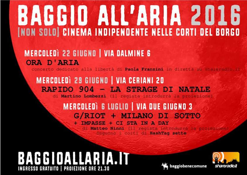 #baggio all'aria: (nonsolo) #cinema nelle corti del borgo a ovest di #milano <a href="/milanoics/">MilanoX</a> <a href="/omnimilanonews/">Omnimilano</a> <a href="/cinemaperto/">cinemaperto</a>
