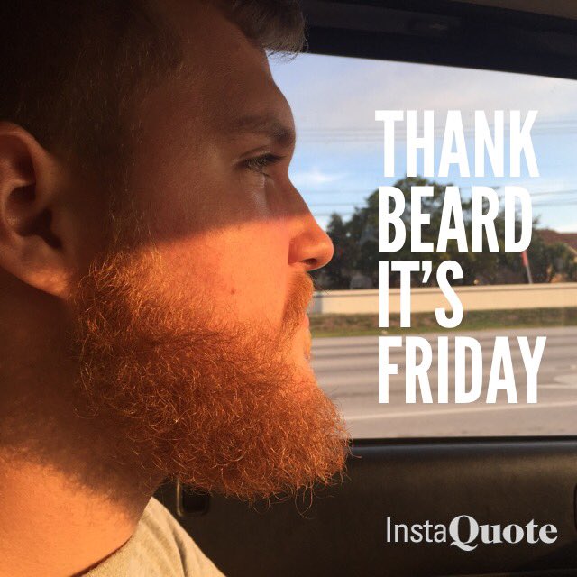 _beardish's tweet image. Thank beard it's Friday! DO NOT forget to click the link in my bio and subscribe to my Beardish channel! #beardon