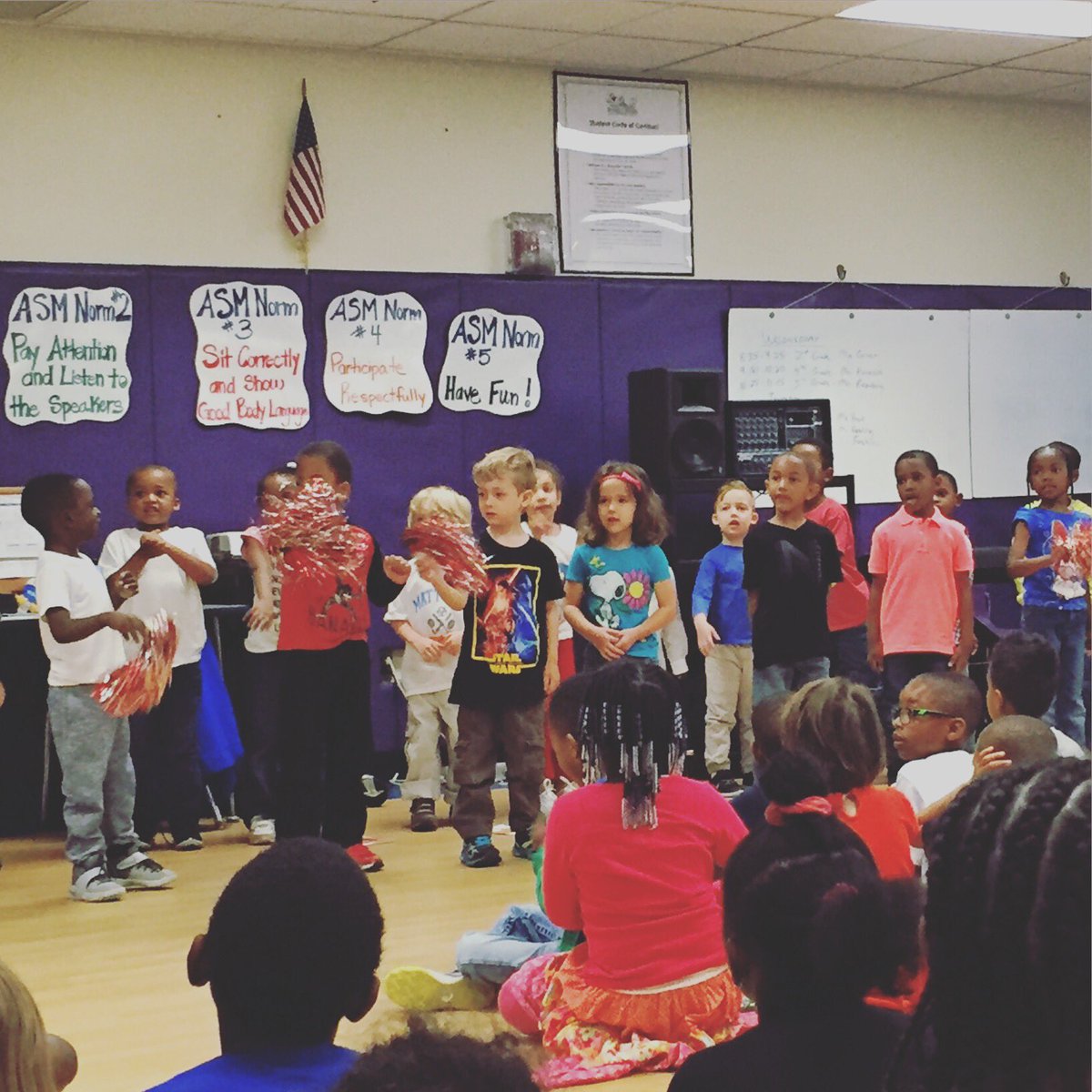 It's finally 4K's turn to lead the last All-School Meeting of the year! #phled