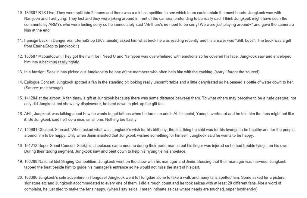 jeongmilk's tweet photo. a compilation of all the kind things jungkook has done. to his hyungs, fans, family and everyone around him. pt.1 https://t.co/z1TPVgr1CO