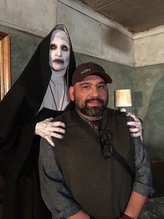 JamesWanHorrors's tweet photo. Bonnie Aaron's is the actress who plays the terrifying Nun in #TheConjuring2 https://t.co/VAu4V24Z5h