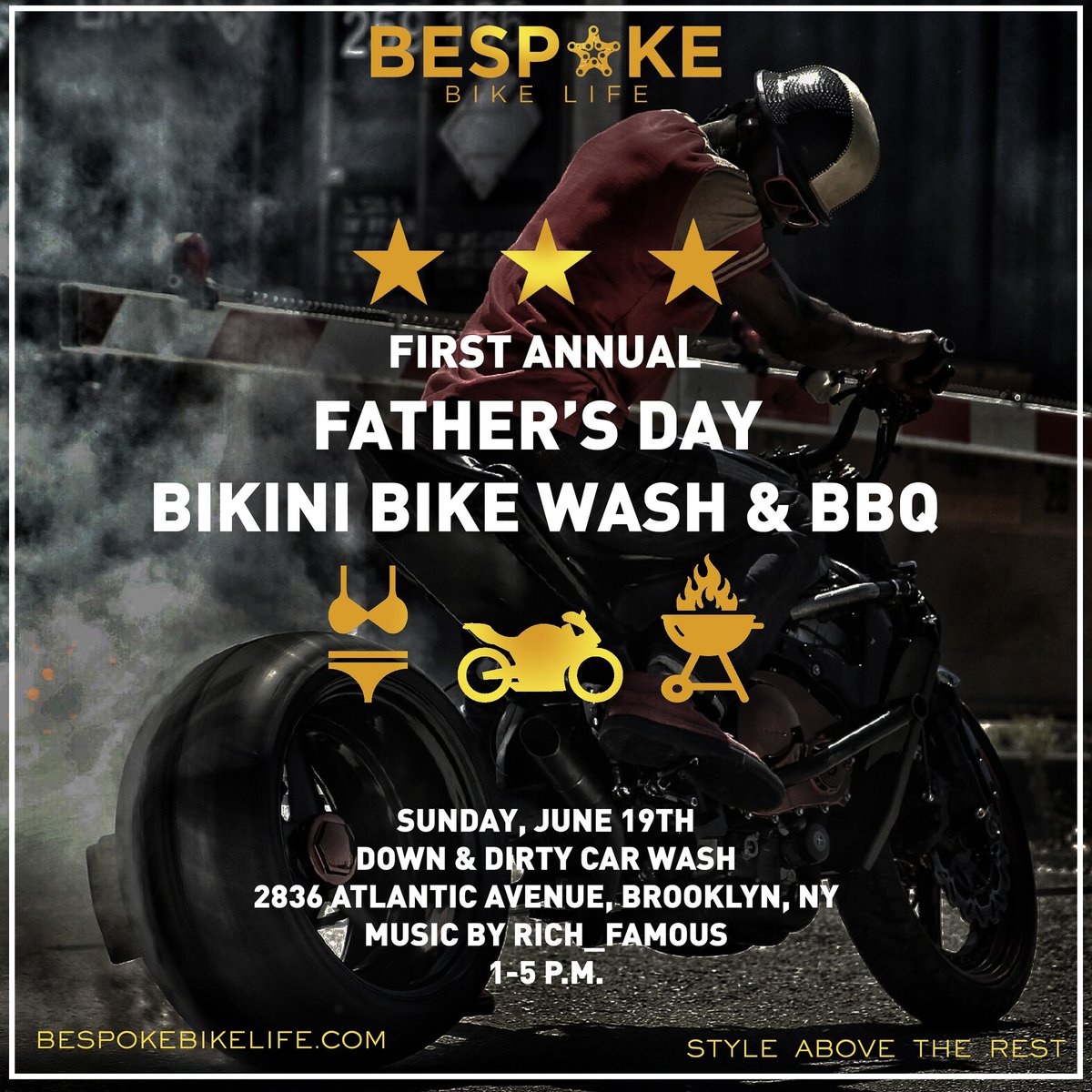 bespokebikelife's tweet photo. If your a father and own a bike in the Tri-state and your not here this Sunday you playing yaself . https://t.co/ymdIrZg4vT
