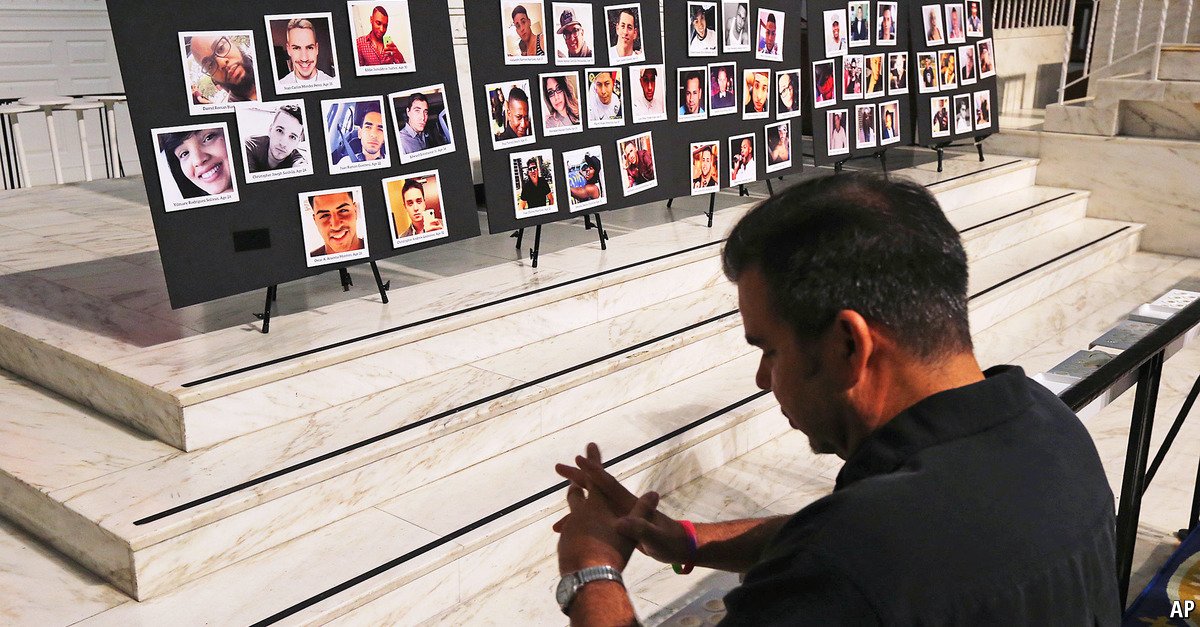 Sadly, it is too much to hope that gun laws will change after the carnage in Orlando econ.st/1OsHfSD