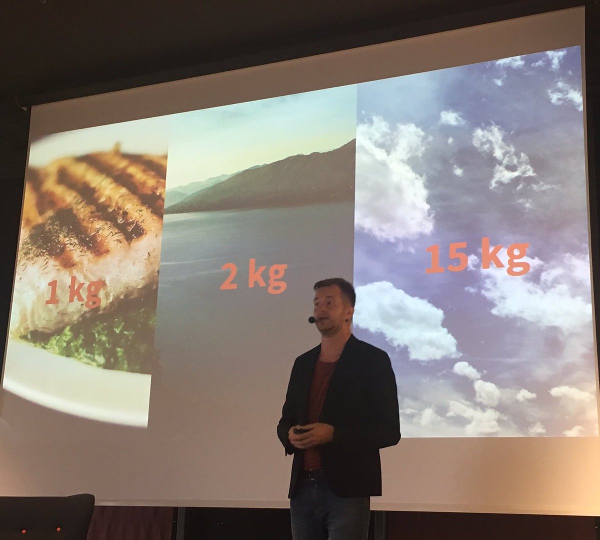 JCIEC2016's tweet photo. We eat 1kg, drink 2kg and breath 15 kg per day #naturvention #jciec2016 #eeef2016 https://t.co/Nnd9TUIkfV