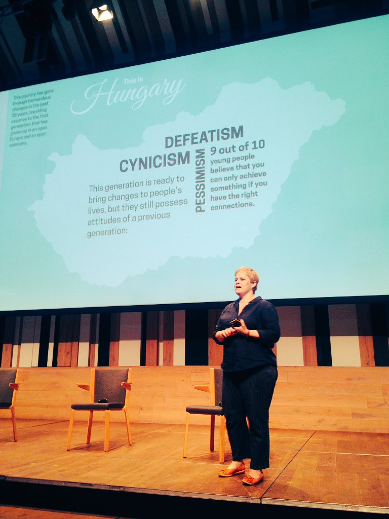 My_WayProject's tweet image. &quot;For us, a #startup is #global from the very beginning&quot; Veronika Pistyur at #StartUPest! #Yentrepreneur