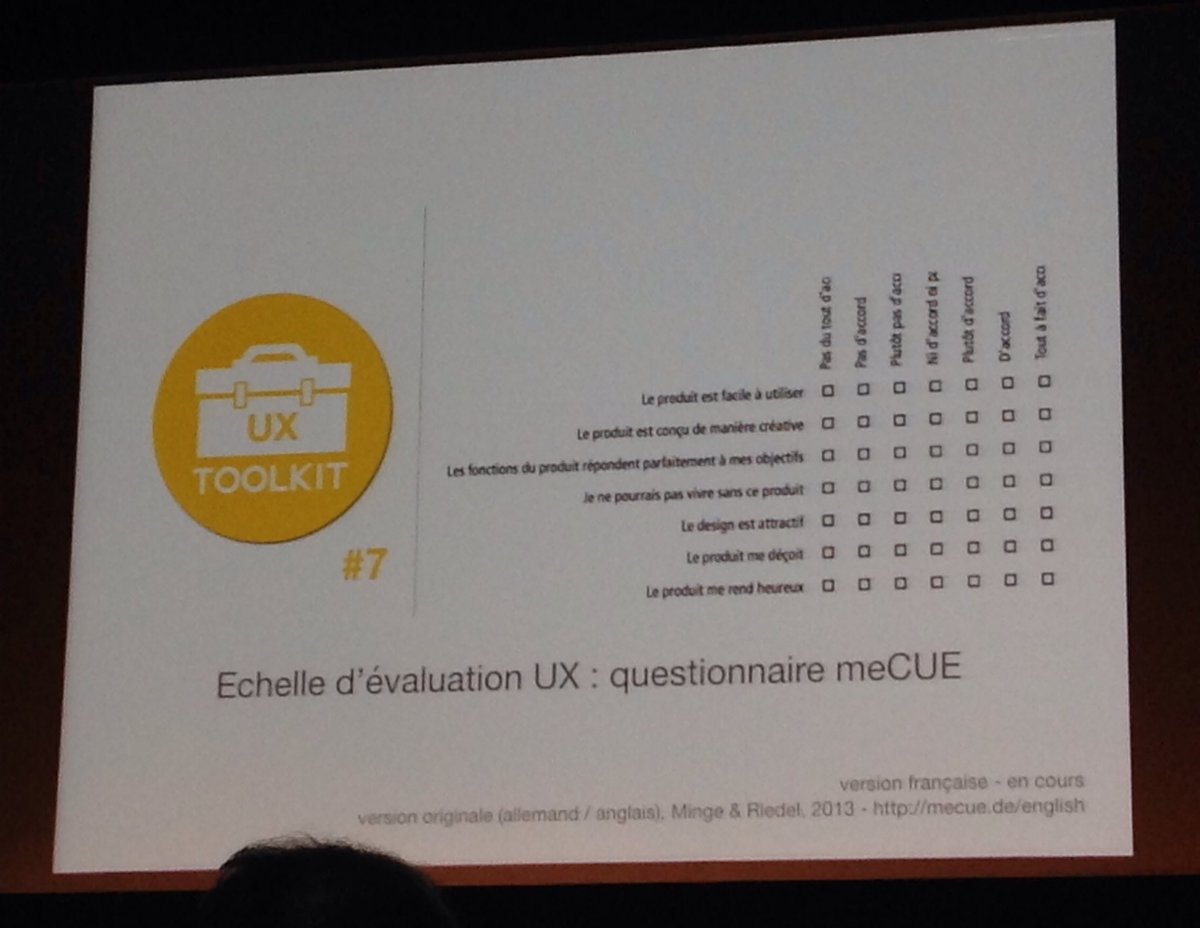Lodiloee's tweet photo. #SuperConférence de @Carilall. Révolutionner la #ToolBox de l'#UXdesigner pour évaluer. #RechercheUX 2/2 #UXdays16 https://t.co/Lo9u5uG4hF