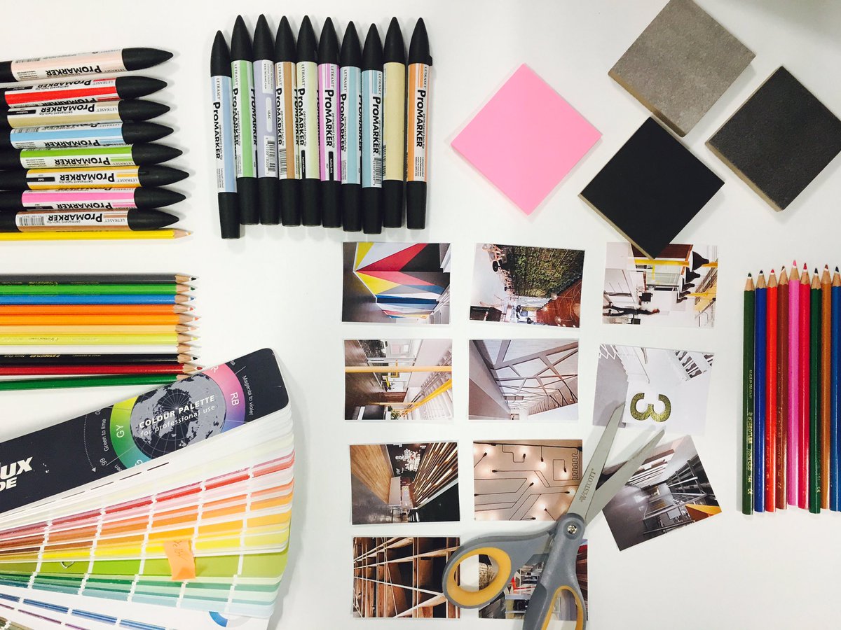 DLGarchitects's tweet photo. It's Friday..That only means one thing @Interiors_DLG are getting #creative #interiors #furniture #fabrics #finishes https://t.co/7vr88sQdcp