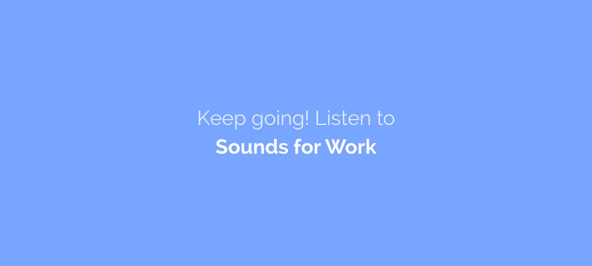 noisli's tweet image. Keep going! Listen to &quot;Sounds for Work&quot; 🎧 buff.ly/1Po5fB6 #soundsforwork #workfromanywhere #coffee #gtd