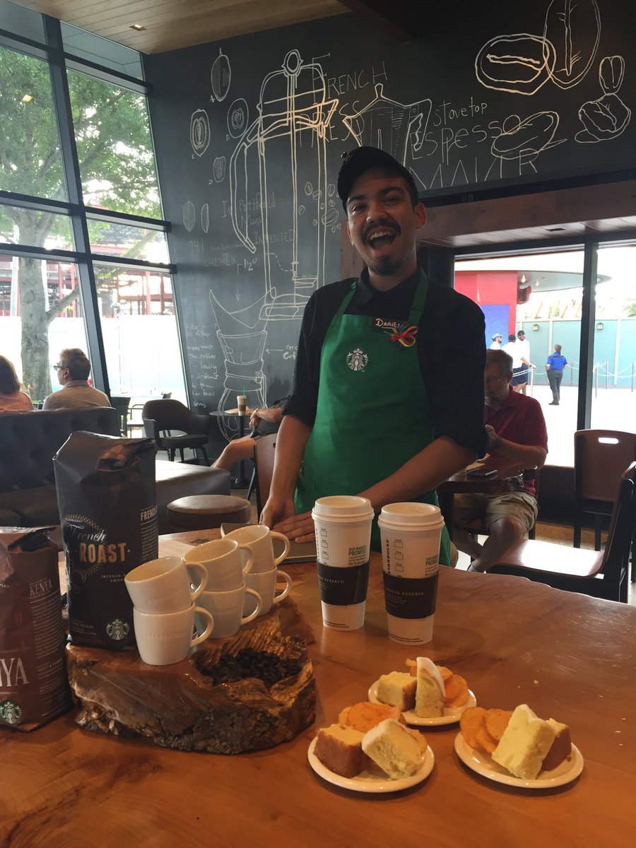 DisneyDavila's tweet photo. Daniel's Coffee Master Certification at Disney Springs Cafe. https://t.co/MvsEfnp5IN