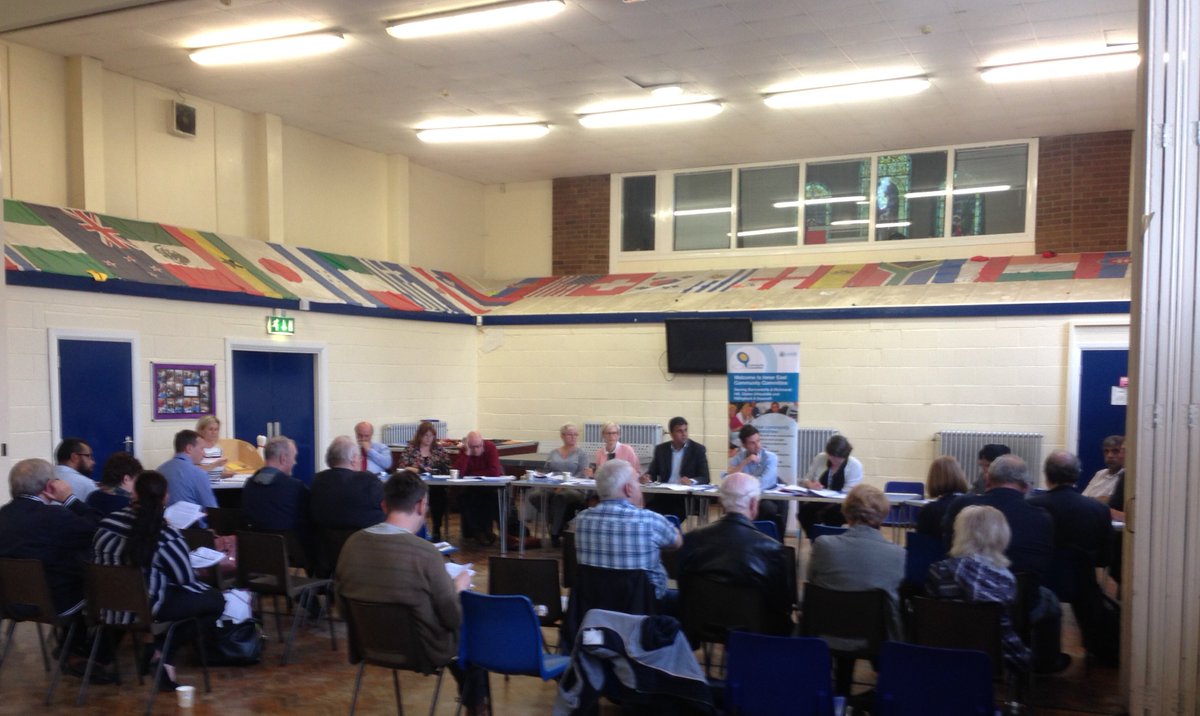 Photo from yesterday's #InnerEast #CommunityCommittee. Positive local conversations btwn Cllrs, officers & residents