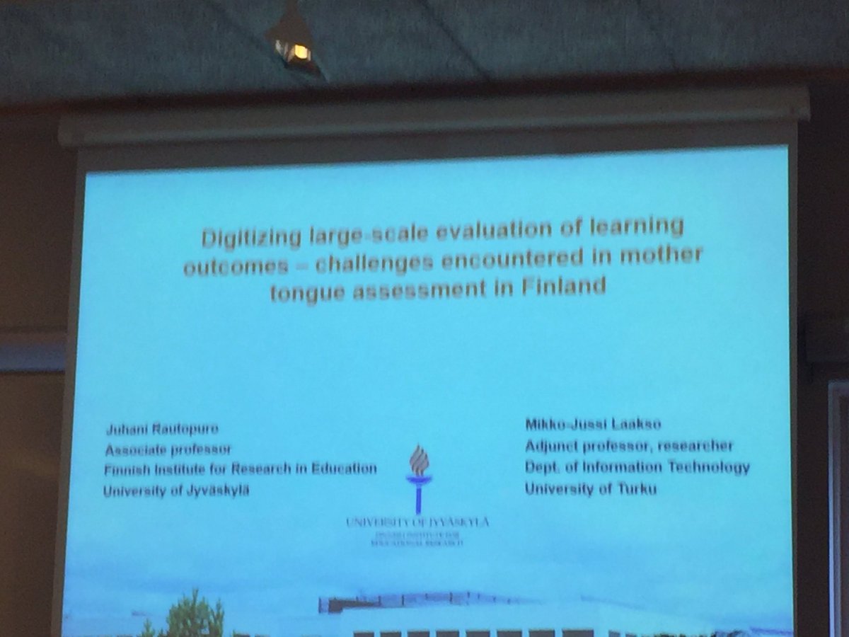 EvaHartell's tweet image. Juhani Rautopuro &amp;amp; Mikko-Jussi Laakso fr Uni of Jyväskyle &amp;amp; Uni of Turku. #futuretest