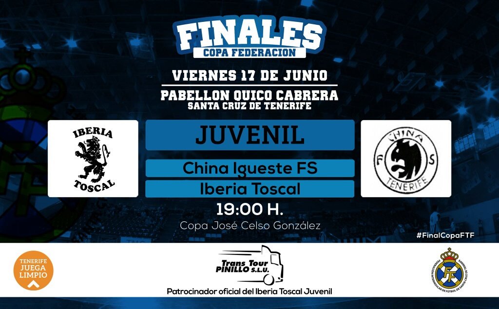 IberiaToscal's tweet photo. Hoy a las 19:00 #FinalCopaFTF de categoría Juvenil en el Quico Cabrera
Tenerife Iberia Toscal vs China Igueste https://t.co/qjfN2vr9O3