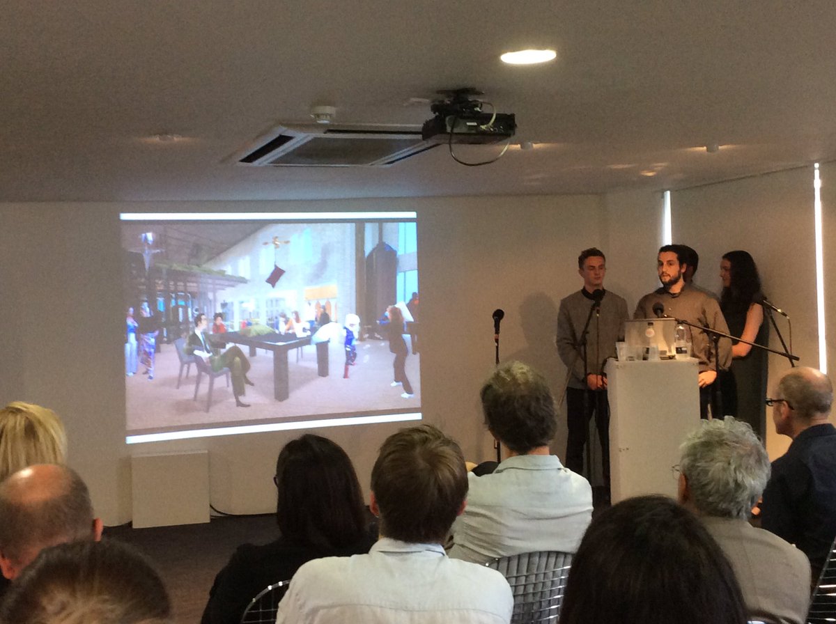CullinanStudio's tweet photo. #AdaptiveTypologies #ThinkTank show &amp; tell last night @LSofARCH @DesignMuseum - impressive work from all the groups! https://t.co/CpYUrBfffW