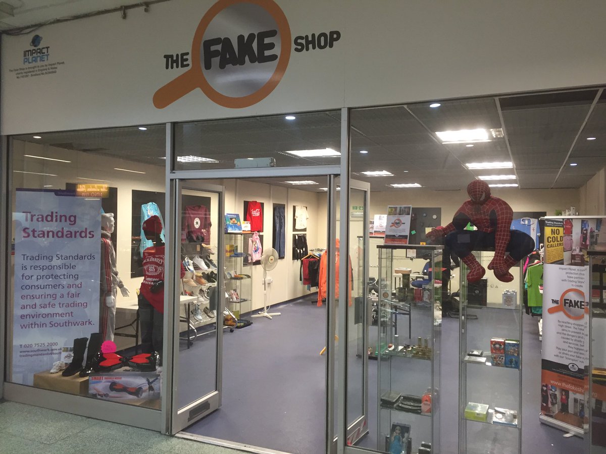 <a href="/TheRealFakeShop/">The Fake Shop</a> opens its first FAKE SHOP in London. Visit at Elephant &amp; Castle Shopping Centre, London SE1 6TE