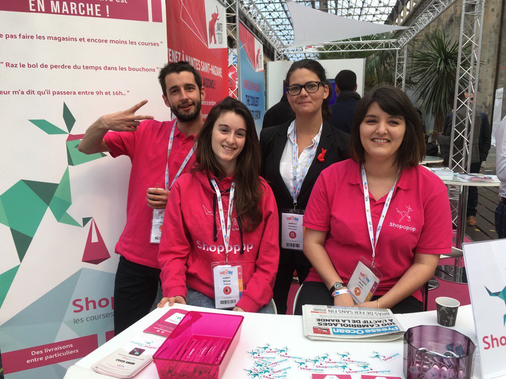 ShopopopFR's tweet photo. Rencontre avec @AngersTech sur le stand @NantesTech #Web2day #fasterthanamazon https://t.co/A0MgVMqhym