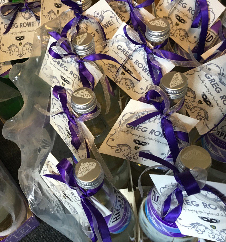 gregroweltd's tweet image. Lots of glammed up water bottles coming to a ball table near you @TaverhamHall We trust you have a fabulous evening!