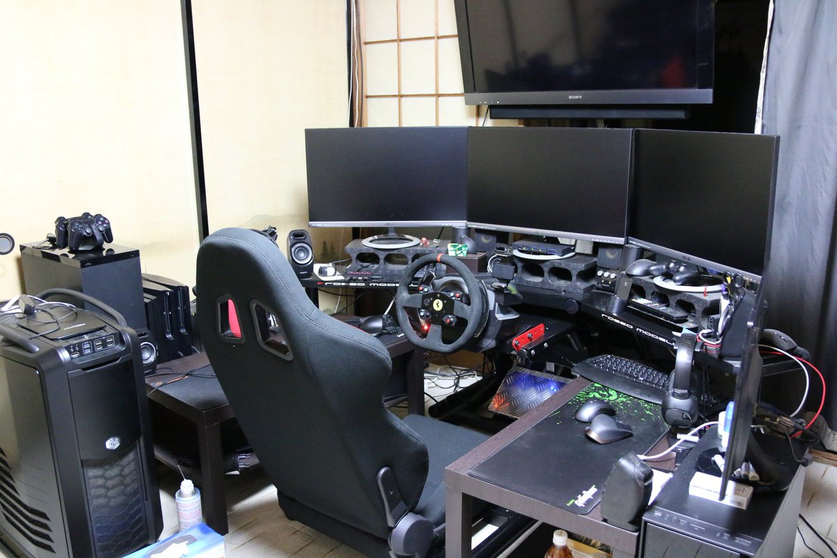 ハンコン環境若干アップデート Thrustmaster T500RS 599XX EVO 30