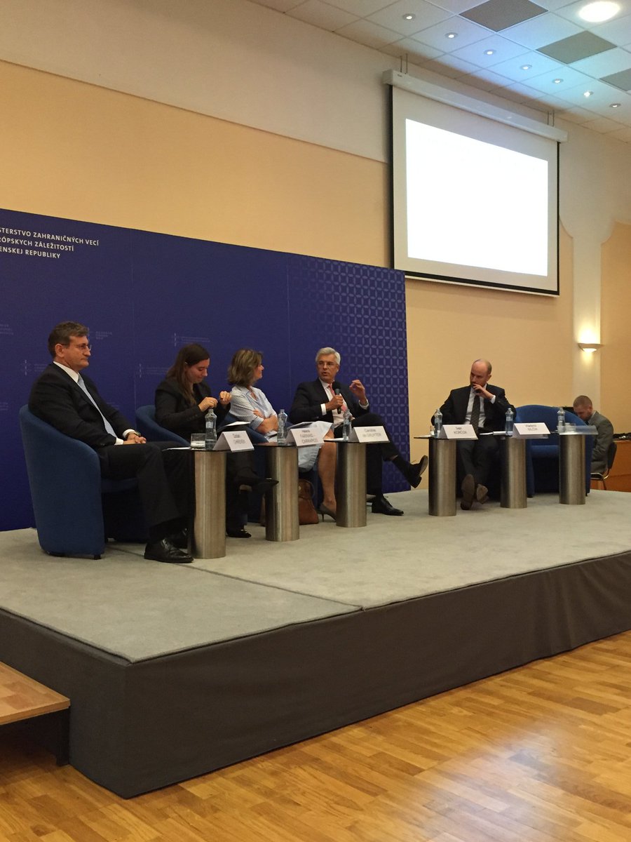 IvanKorcok's tweet photo. Discussing about #UKreferendum & its possible consequences for @skpres2016 at the #EUin2016 @SFPA_SK conference. https://t.co/JbeGYGSWMe