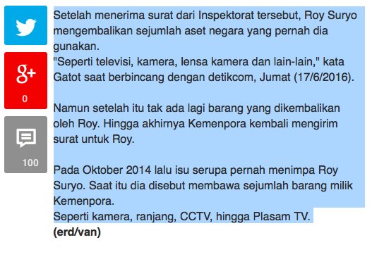 Roy Suryo Watch (@roysuryowatch) on Twitter photo Ternyata memang benar <a href="/KRMTRoySuryo/">KRMT Roy Suryo</a> membawa pulang aset negara, dan ketahuan
news.detik.com/berita/3236022… Ternyata memang benar <a href="/KRMTRoySuryo/">KRMT Roy Suryo</a> membawa pulang aset negara, dan ketahuan
news.detik.com/berita/3236022…