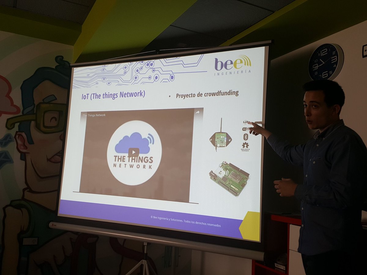 beeingenieria's tweet photo. Proyecto crowdfunding de #thethingsnetwork #LoRa #Arduino #CPEU16 https://t.co/yW2uSBOKLg