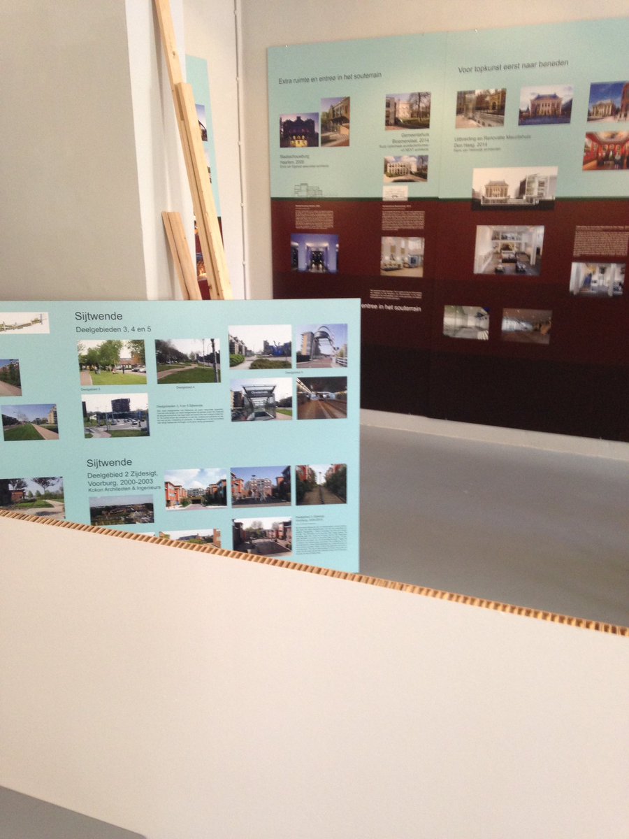 ABC-expo #ONDERGRONDS wordt opgebouwd. Mooi drukwerk <a href="/RijnjaProjecten/">Rijnja Projecten</a>. Morgen op Dag vd Architectuur opening om 17u