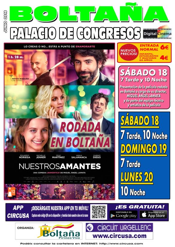 anticgaratge's tweet photo. ¡No nos lo podiamos perder! #NuestrosAmantes 18 Junio - Boltaña con el director Miguel Ángel Lamata #blogRichi https://t.co/9gbKfO07uQ