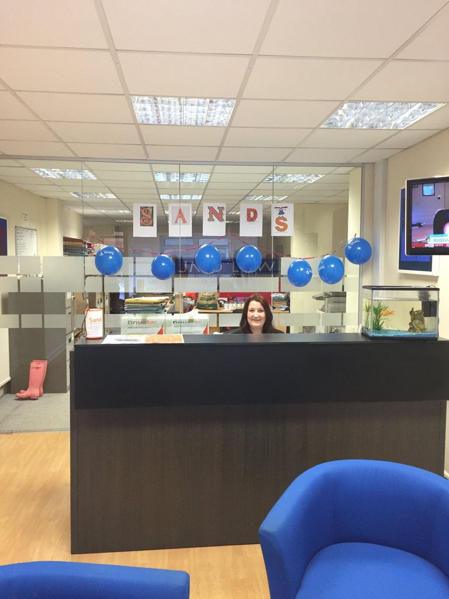 In support of <a href="/SandsUK/">Sands - baby loss charity 💜🧡</a> today at <a href="/JMDLawCardiff/">JMD Law</a> Solicitors in Cardiff Bay