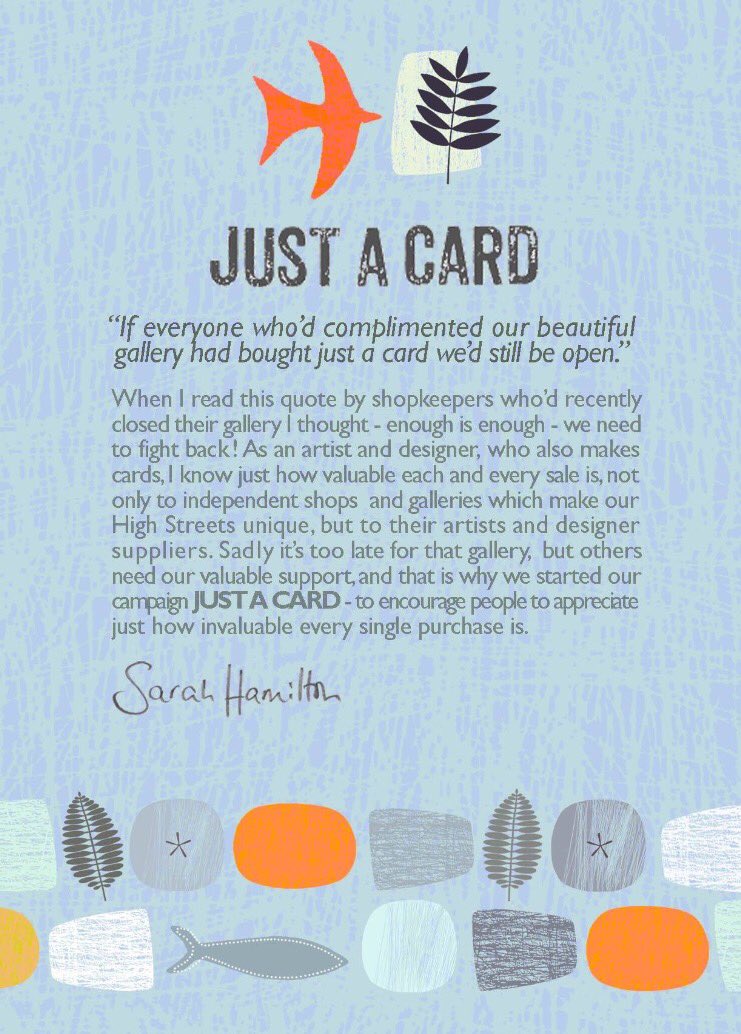 JUST A CARD tweet media