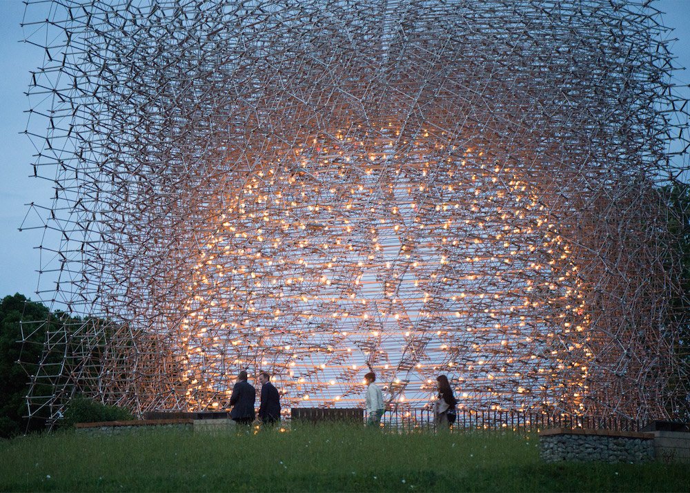visitlondon's tweet image. New towering sculpture at London's Kew Gardens: The Hive, representing nature as a protective mother. @GdnMediaGuild