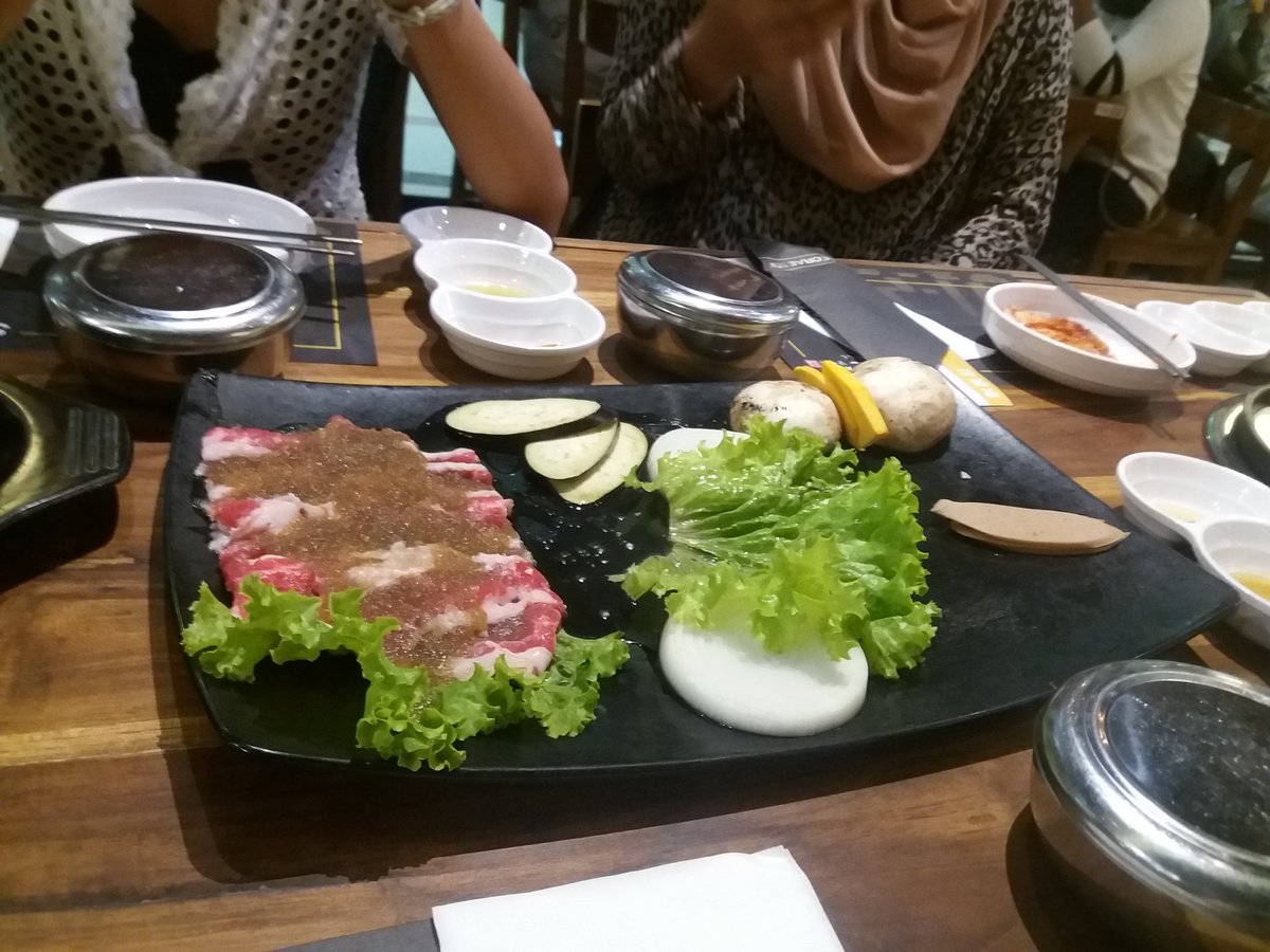 Dinner with Seorae set menu for two at <a href="/SeoraeJogja/">Seorae Jogja</a> belum ke koreanya gapapalah nyobain grillnya dulu 👍👍