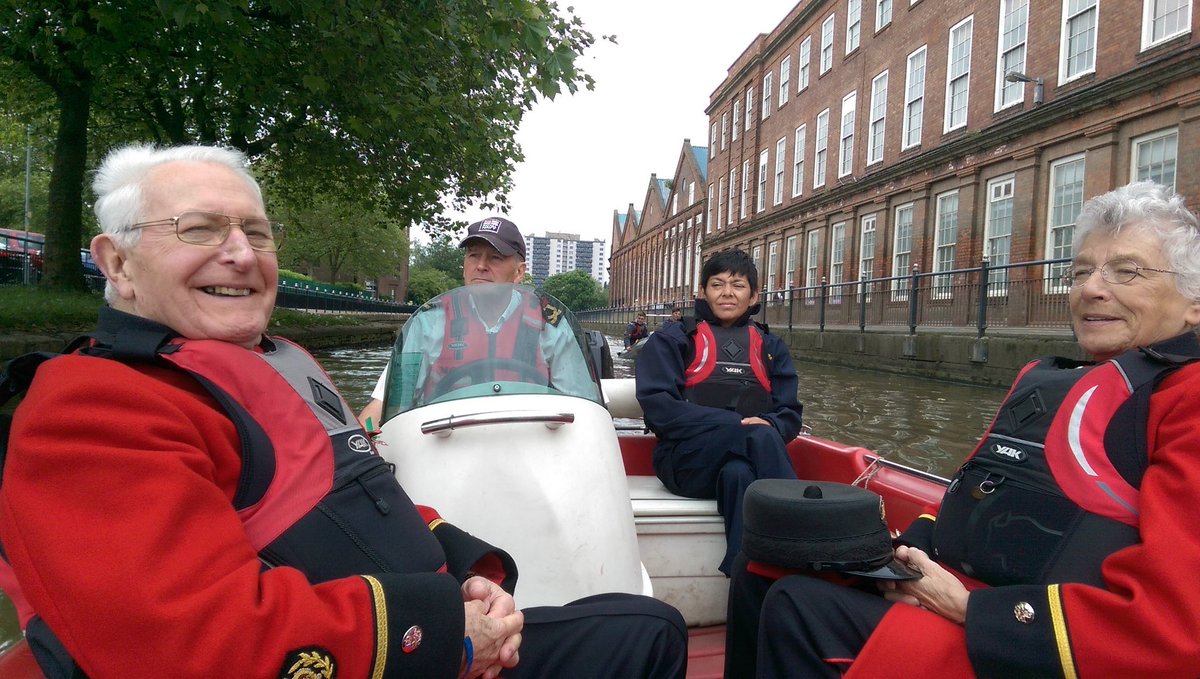 Harry &amp; Madge out on the River in Lincoln, courtesy of Lincoln Sea Cadets.<a href="/NathanWilks1/">Nath W</a> <a href="/RHChelsea/">Royal Hospital Chelsea</a>