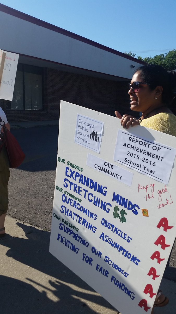pencil4parents's tweet photo. Our community makes the grade! #WeAreCPS #rahmfail #raunerfail https://t.co/QCZIjUolhG