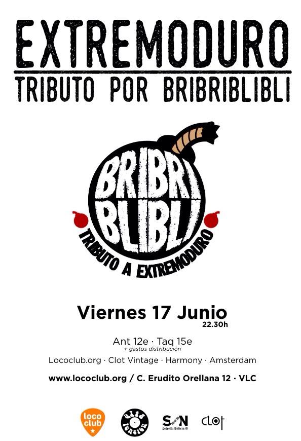 movingtickets's tweet photo. #hoyenconcierto en @SALALOCOCLUB #Valencia #BriBriBliBli #TributoExtremoduro Entradas → https://t.co/KDDjItTvWK https://t.co/Uj3UbexIvS