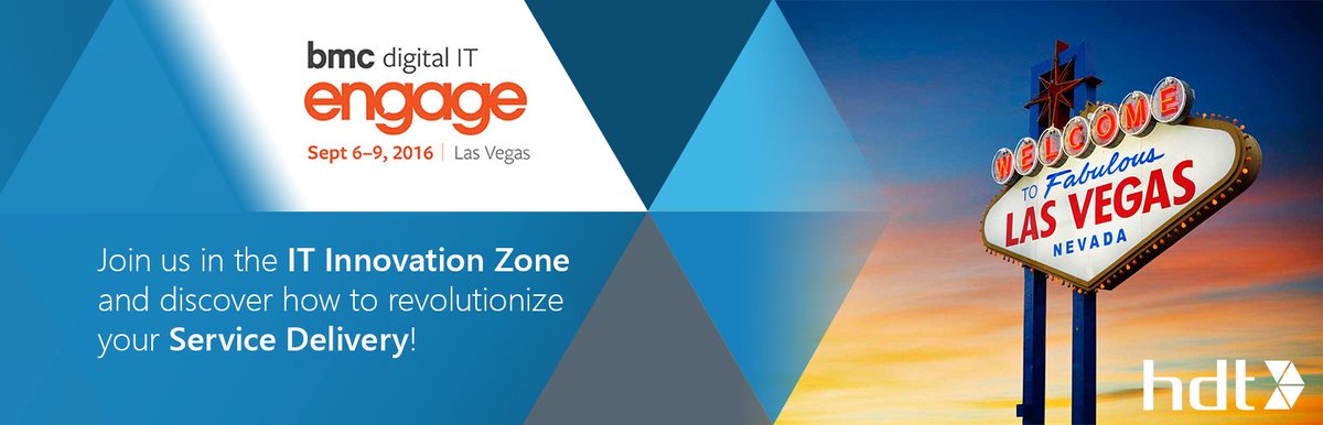HDTSoftware's tweet photo. Join us at #BMCEngage2016 and discover #ITSM4Outlook https://t.co/E951W0h8W2