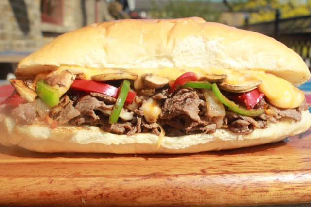 Philly Boys Super Philly Beef Roll <a href="/CamdenMarket/">Camden Market</a> <a href="/londonzoo/">London Zoo</a> #camdenmarket #londonzoo #kerbfood #phillycheesesteaks