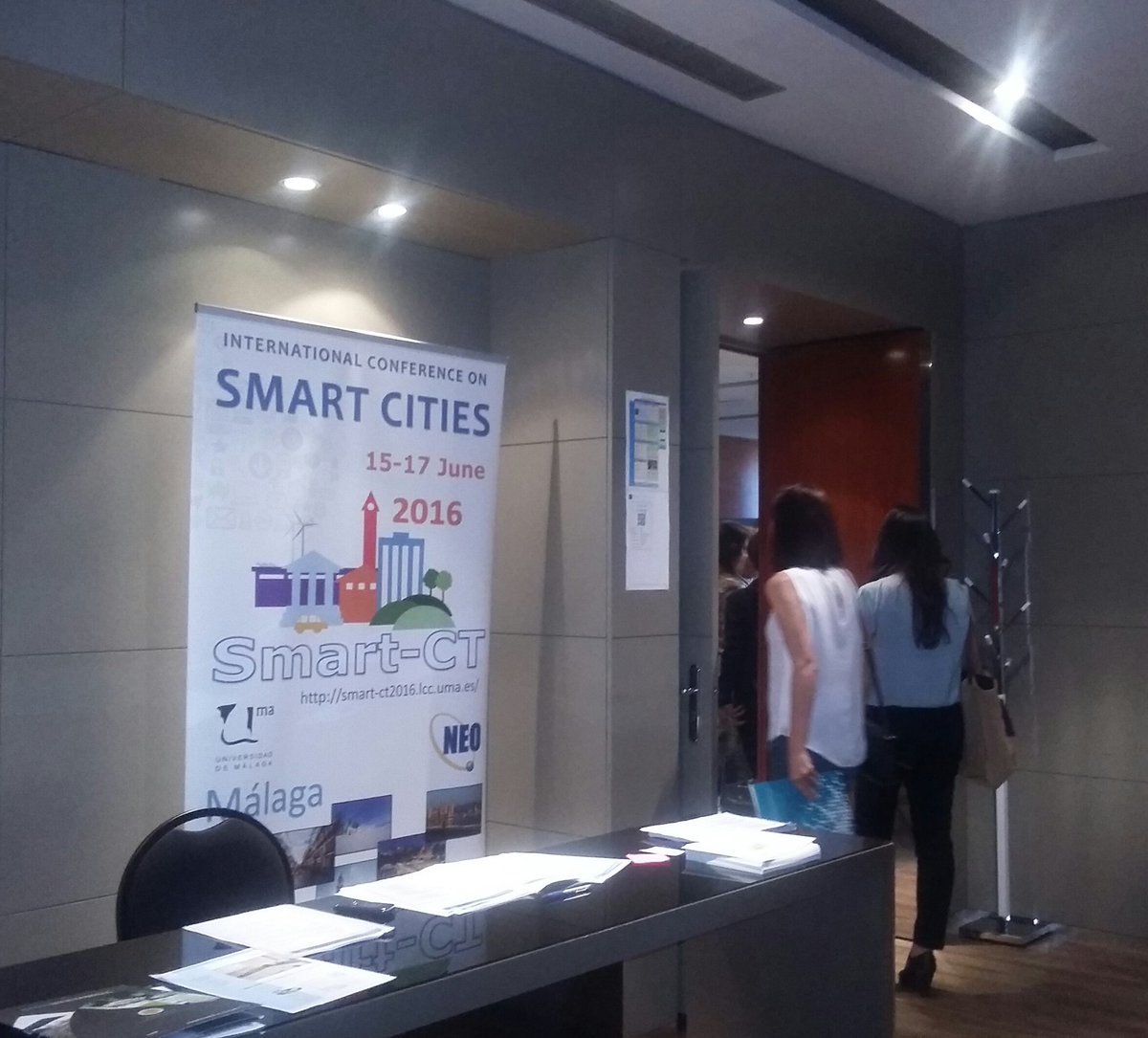 OTRIUGR's tweet image. Mañana de reuniones en @SmartCT2016 #smartcities