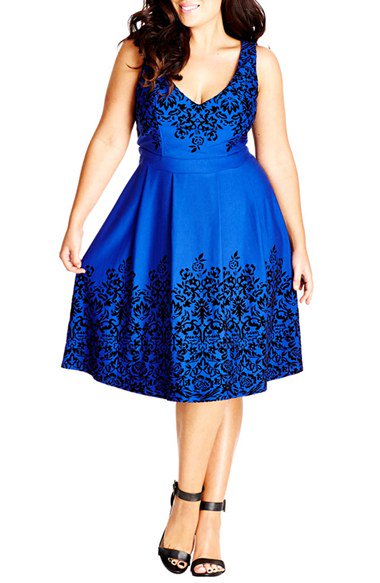 Border Flocked Fit &amp; Flare Dress (Plus Size)
shop.nordstrom.com/c/lafayette-14…