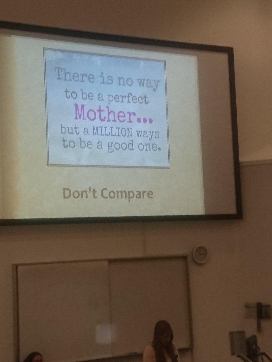 wandathemidwife's tweet photo. There is no way to be a perfect mother... Don't compare says @ESasaruNHS @Wellbeing2016 #WandW16 #absolutely 👏 https://t.co/zWMkdtBn7n