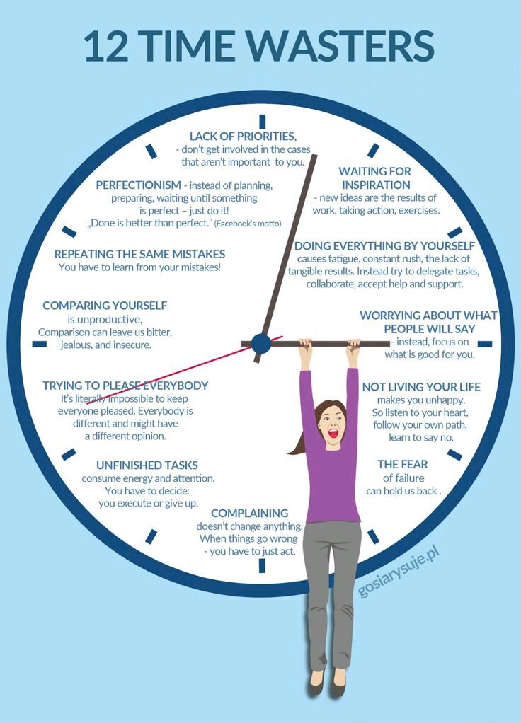 pipalwa's tweet image. 12 #Time #Wasters Things to Avoid #timemanagement #life #Lifetips