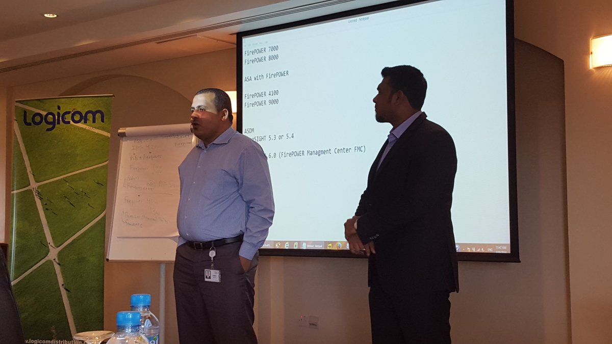 Ganesh_Valansan's tweet photo. #LogicomKuwait #CiscoExpressSecuritySpecialization
NextGenerationFirewall workshop #March9/10th 2016 @LogicomDisti https://t.co/szHJlhwPvW