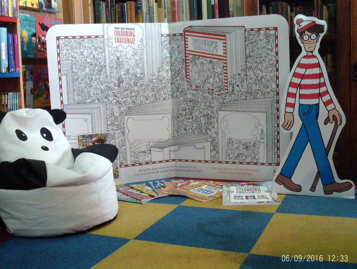 It's tomorrow! We're so excited for the colouring challenge! #whereswally <a href="/HorburyVillage/">Horbury Village</a> <a href="/WFlibraries/">Wakefield Libraries</a> <a href="/RickaroBooks/">Rickaro Books</a>