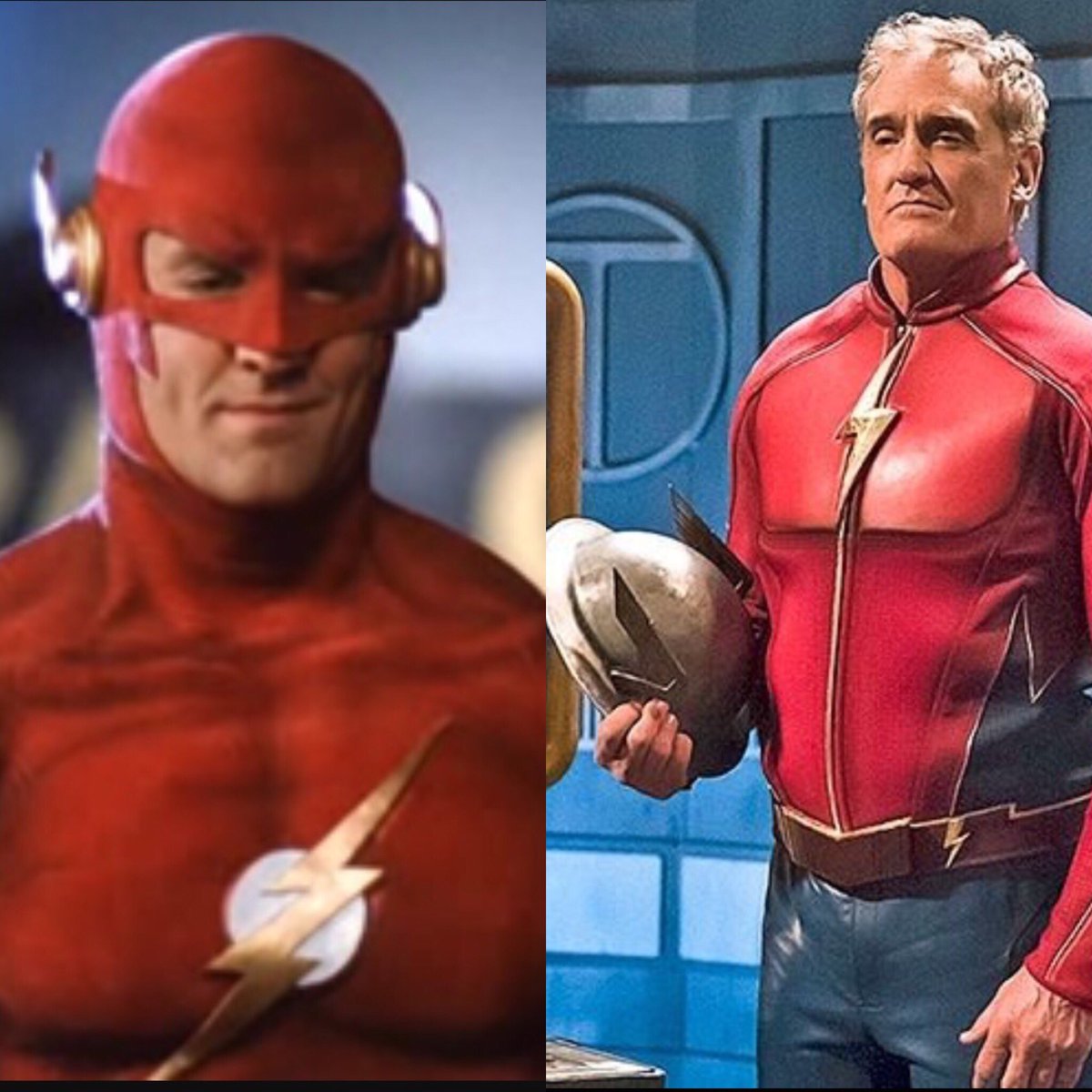 mehdi3257's tweet photo. Hell yeah!! Old school meets new school! #TheFlash #colliderflash https://t.co/tgC29AjREq