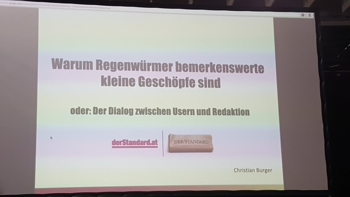 ChickenWingGraz's tweet photo. You had me at "Regenwürmer", @derStandardat <3 #thinkahead16 #regenwürmerandiemacht https://t.co/h8N6La69Uh
